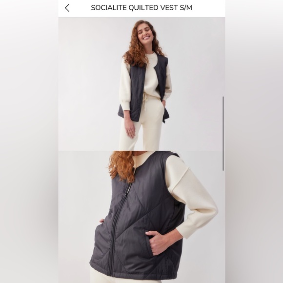 NWT 🖤 HOLD 🖤Mae Puffer Quilted Vest by Socialite - Picture 4 of 8
